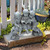 18" Scholars Children's Reading Outdoor Garden Statue
