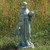 25.5" St. Francis with Horse Outdoor Garden Statue