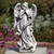 14.25" Praying Angel with Wings Religious Outdoor Garden Statue