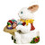 8" Mortimer the Bunny and his Easter Eggs Outdoor Garden Statue