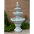 Cascading French Quarter Fountain Outdoor Garden Fountain - Taupe Gray - 84"