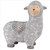 12.5" Andes the Little Alpaca Outdoor Garden Statue