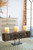 Hand-Carved Wooden 3 Pillar Candle Holder with Stand - 22.5"