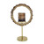 Large Pillar Candle Holder with Ring - 20.5"