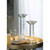 Tall Crystal Decorative Pillar Candle Holder - 13"