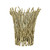 Small Aluminum Twig Branch Candle Holder - 9.5"