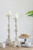 Weathered Magnesia Pillar Candle Holder - 27.5"