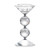 Multi-Faceted Ball Glass Tabletop Candle Holder - 4"