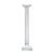 Lead Crystal Glass Pillar Candle Holder - 16.75"
