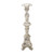 Weathered Finish Magnesia Pillar Candle Holder - 24.5" - White