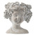 Head Statue with Floral Wreath Design Wall Planter - 9"