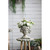 Head Statue with Floral Wreath Design Wall Planter - 9"