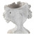 Head Statue with Floral Wreath Design Wall Planter - 9"