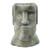 Easter Island Stone Statue Planter - 9" - Gray