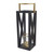 Candle Lantern with Handle - 25.25" - Black