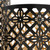 Morrocan Pierced Candle Lanterns - 12.25" - Black and Gold - Set of 3