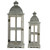 Urban Scape Candle Lanterns - 28" - Gray - 2ct