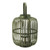 Vintage Bamboo Candle Lantern with Handle - 17" - Green