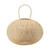 Round Large Bamboo Candle Lantern with Handle - 21" - Brown