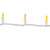 Mini Christmas Lights - Yellow - 20.25' White Wire - 100ct