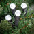 LED G12 Berry Christmas Lights - 16' Black Wire - Pure White - 50 ct