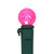 LED G12 Berry Christmas Lights - 16' Green Wire - Pink - 50 ct