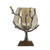 Twig Votive Candle Holder with Base - 8.75" - Gold