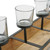 Mango Wood Tea Light Candle Holder - 31.5" - Brown and Black
