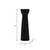 Beaded Tealight Ceramic Candle Holder - 14" - Black