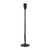 Round Tapered Metal Candle Holder - 13" - Black