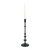 Solid Tapered Candle Holder - 17" - Black