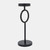 Metal Ring Pillar Candle Holder - 13" - Black