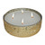 Crackled Glass Wax Candle - 5" - Gold