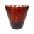 Glass Tealight Candle Holder - 6" - Red