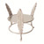 Three Leaf Pillar Candle Holder - 7" - Silver