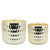 Dimpled Scented Soy Wax Candle - 6" - Gold