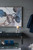 Cylindrical Glass Hurricane Candle Holder with Stand - 16.5"
