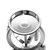 Cylindrical Glass Hurricane Candle Holder with Stand - 16.5"
