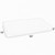 Gardenia Seaglass Floral Rectangular Outdoor Bench Cushion - 55" - Blue and Green