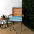 Sunbrella Braided Corded Outdoor Cast Horizon Chair Cushion - 19" - Blue