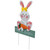 Bunny with Carrot Happy Easter Outdoor Garden Stake - 18.75"