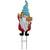 Welcome Gnome Outdoor Garden Stake - 22" - Red
