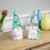 Happy Gardening Gnome with Watering Can Outdoor Garden Statue - 7.75"