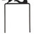 Chicken Family Outdoor Garden Stakes - 20.5" - Black - Set of 3
