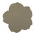 Hibiscus Garden Outdoor Stepping Stone - 9.75" - Gray