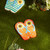 Sunflower Dot Flip Flop Garden Outdoor Stepping Stone - 9.5" - Orange