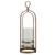 Moroccan Candleholder with Glass Hurricane - 15" - Brass