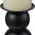 Tabletop Pillar Candleholders - 13" - Black - Set of 2