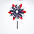 Americana Wind Spinner Yard Stake - 48" - Red and Blue