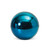 Metallic Outdoor Garden Gazing Ball - 9.75" - Blue